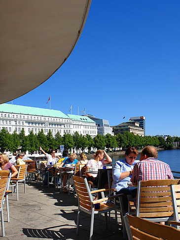 Foto Brunchterrasse auf dem Alster Pavillon - Hamburg