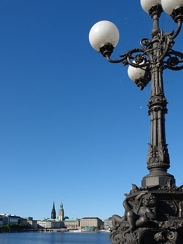 Foto Laterne und Binnenalster