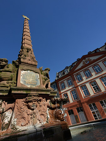 Haus zum Grimmvogel mit Liebfrauenbrunnen