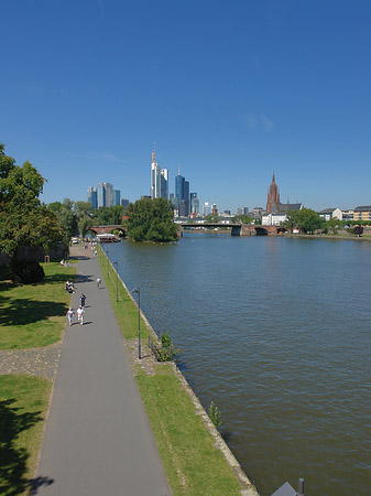 Skyline von Frankfurt Fotos