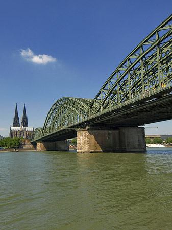 Hohenzollernbrücke am Kölner Dom