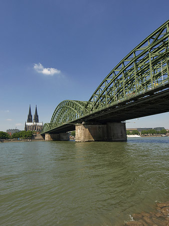 Hohenzollernbrücke am Kölner Dom Fotos