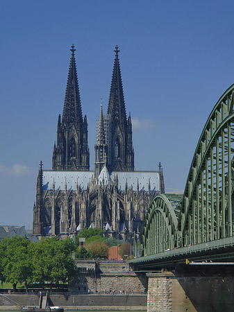 Fotos Hohenzollernbrücke beim Kölner Dom