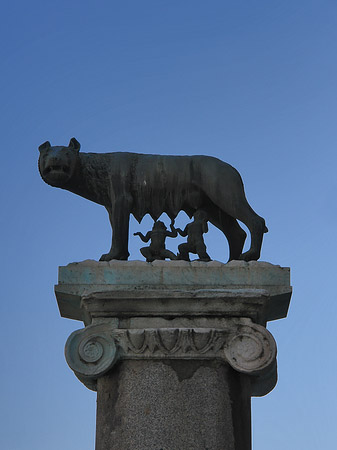 Romulus und Remus Säule Foto 