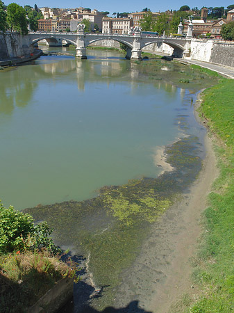 Foto Tiber mit der Vittorio Emanuele II