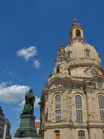 Frauenkirche und Lutherdenkmal