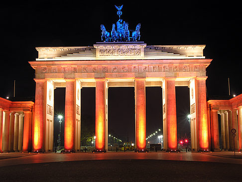 Brandenburger Tor bei Nacht Foto 