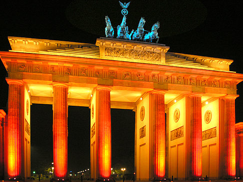 Foto Brandenburger Tor bei Nacht - Berlin