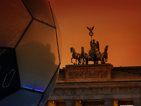 Foto Brandenburger Tor zur WM 2006