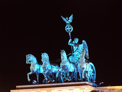 Fotos Quadriga bei Nacht