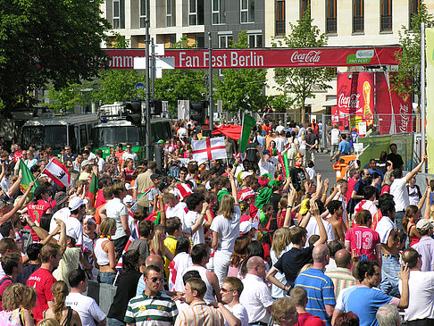 Foto Englische Fans - Berlin