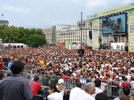 Leinwand und Fans Foto 