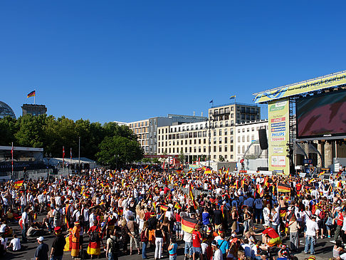 Leinwand und Fans Foto 