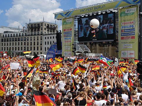 Foto Leinwand und Fans - Berlin