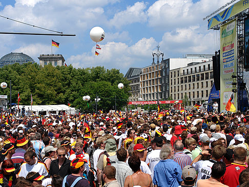 Leinwand und Fans Foto 