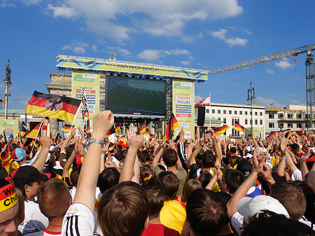 Leinwand und Fans