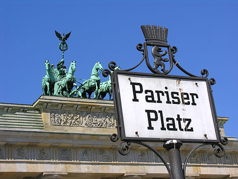 Foto Brandenburger Tor - Berlin