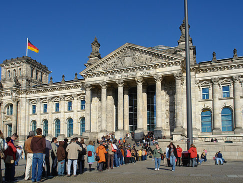 Fotos Touristen am Reichstag | Berlin