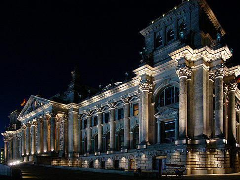 Reichstag bei Nacht Foto 