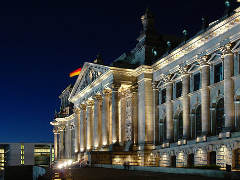 Reichstag bei Nacht Foto 