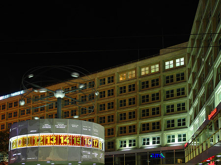 Weltzeituhr am Alexanderplatz Foto 