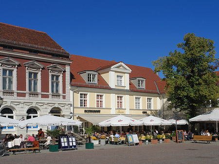 Fußgängerzone der Brandenburger Straße Fotos