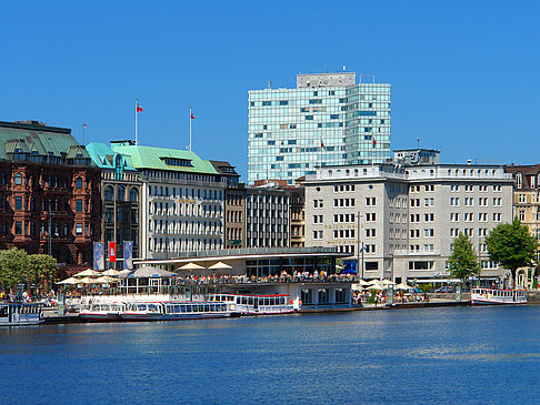 Foto Alster Pavillon und Binnenalster