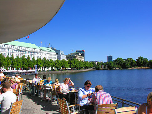 Foto Brunchterrasse auf dem Alster Pavillon