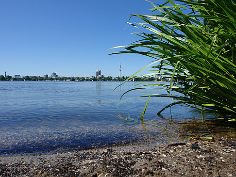 Badestrand an der Außenalster Foto 