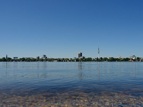 Badestrand an der Außenalster Fotos