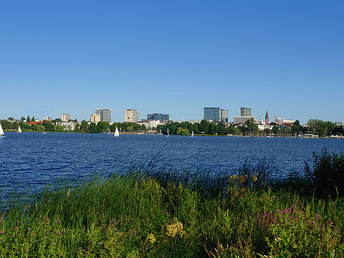 Fotos Blick nach Osten von der Außenalster | Hamburg