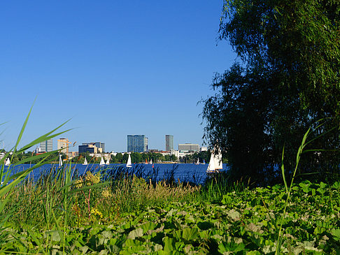 Fotos Blick nach Osten von der Außenalster