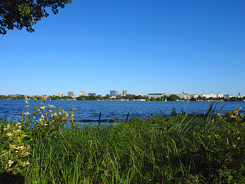 Fotos Blick nach Osten von der Außenalster