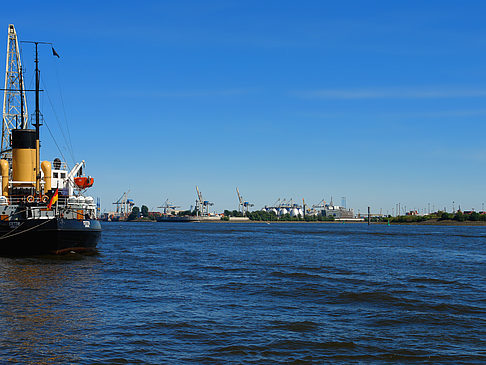 Foto Hafen von Övelgönne