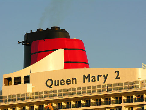 Foto Queen Mary 2 Nahaufnahme