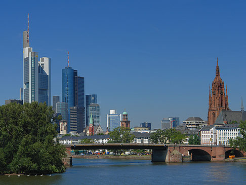 Skyline von Frankfurt Foto 