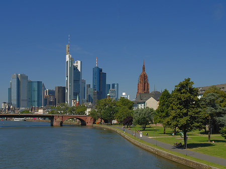 Foto Skyline von Frankfurt