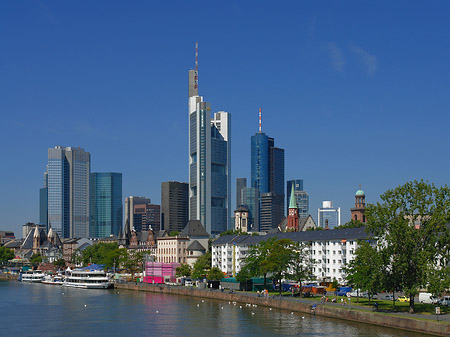 Skyline von Frankfurt Foto 