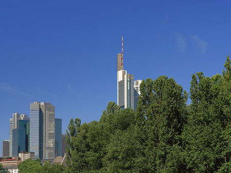 Skyline von Frankfurt Fotos