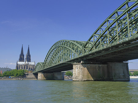 Foto Hohenzollernbrücke am Kölner Dom - Köln