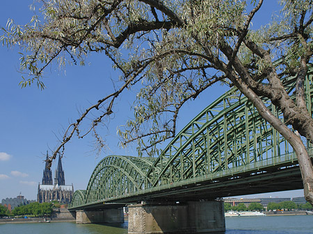 Hohenzollernbrücke am Kölner Dom