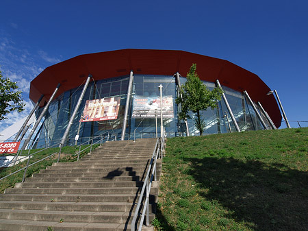 Foto Kölnarena auf der Treppe - Köln