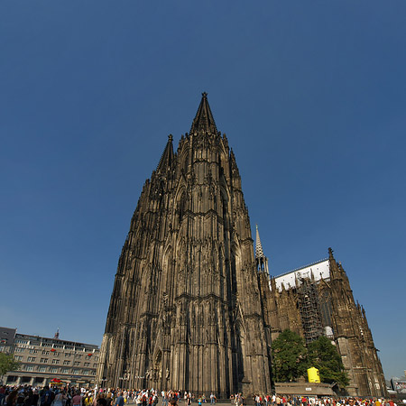 Foto Südwestfassade des Kölner Doms