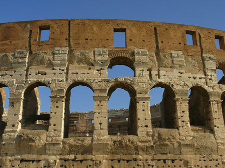 Foto Fassade des Kolosseums - Rom