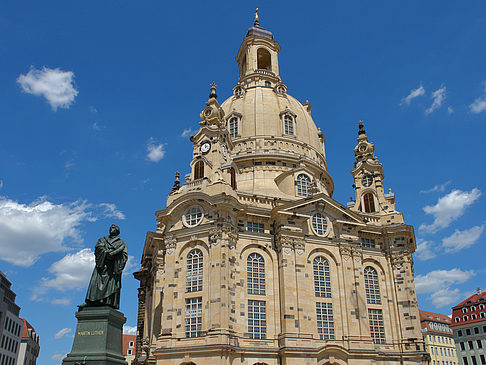 Foto Frauenkirche und Lutherdenkmal