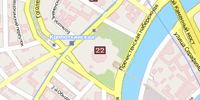 Christ-Erlöser-Kathedrale  Moskau Stadtplan