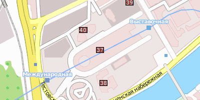 Moskau City Stadtplan