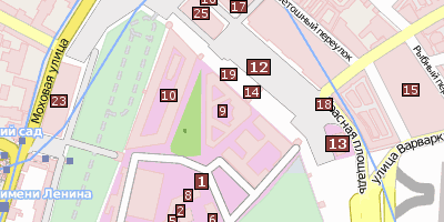 Senatspalast Moskau Stadtplan